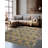 Glam Geometric Gray/Gold Area Rug-91701619
