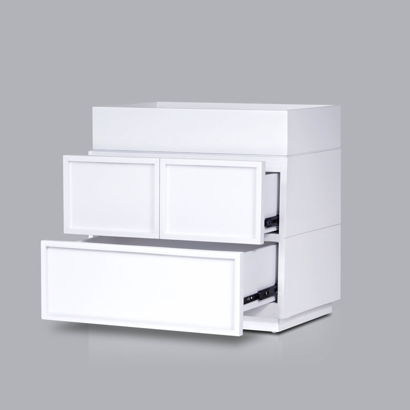 Table de chevet Odyssey, Blanc