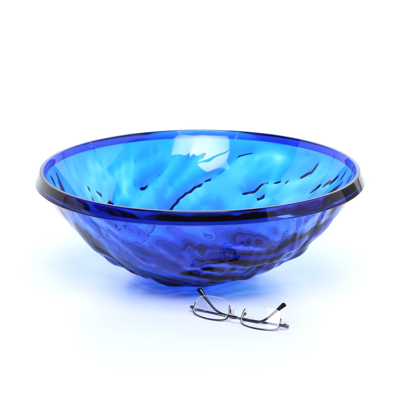 Bol décoratif lune, Bleu transparent