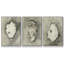 «Neutral Oyster Shell I», ensemble de 3 toiles encadrées-97709067-97709066