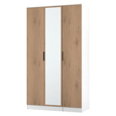Sumita Tall 3 Door Mirrored Robe