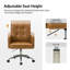 Chaise de bureau pivotante en cuir Auric-86865261