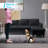 Ebern Sectional Sofa with Movable Ottoman, Small L Shaped Sectional Sofa with Storage Ottoman-1625513925