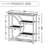 Industrial Narrow Console Table With 5-Tier Storage Shelves, Entryway Sofa Table For Hallway, Living Room, Foyer And Behind Couch