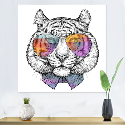 " Cute Lgbt Tiger Head "