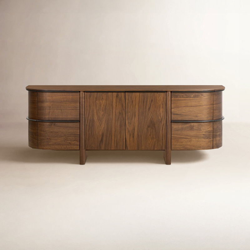Kasdan Sideboard-Dark Brown Walnut Veneer