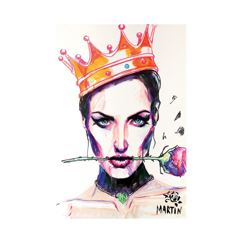 Kiss From A Rose III by Peter Martin - Gallery-Wrapped Canvas Giclée on Canvas, Wrapped Canvas, 20.32 cm H x 30.48 cm W