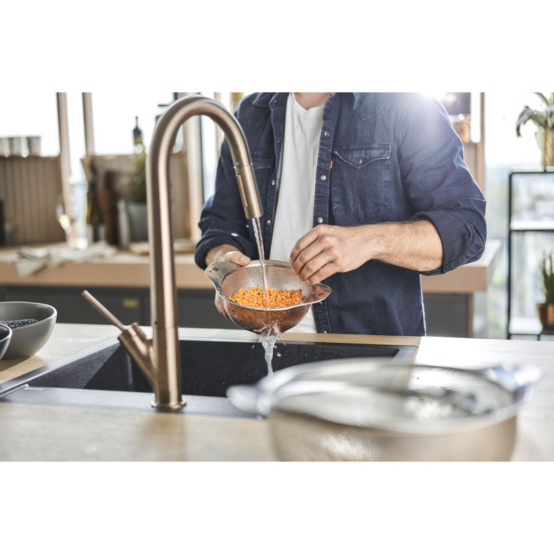 Zwilling J.A. Henckels Stainless Steel Food Strainer, 4.7" H x 9.8" W x 9.4" D