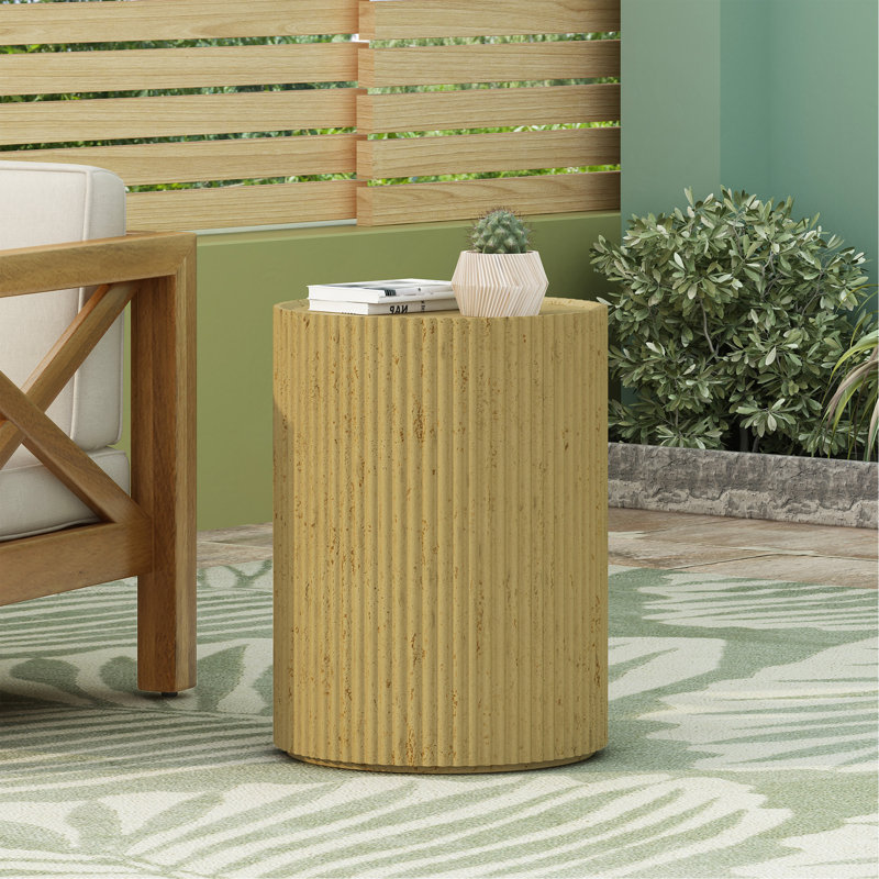 Charming Vintage-Inspired Side Table With Sturdy Construction And Versatile Use