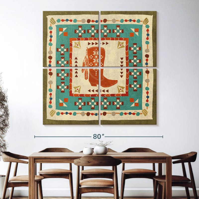 Lelar Southwest At Heart Tile III, 74" H x 74" W