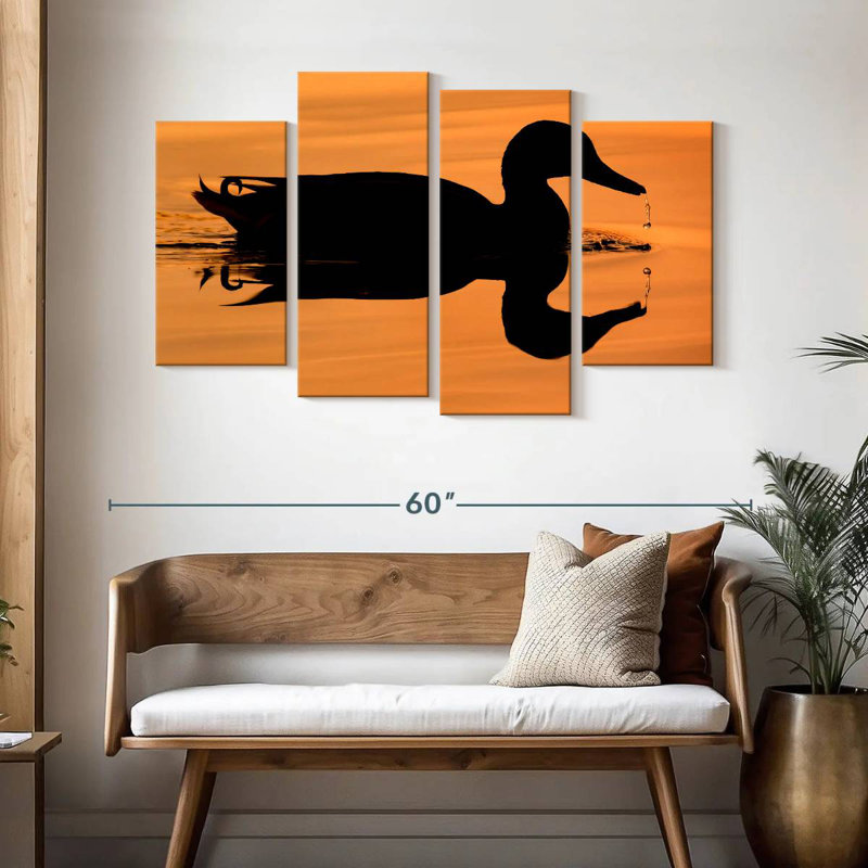 Silhouette de canard colvert Brampt