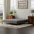 Black And Gray, Upholstered, Queen, Bed Frame, Foundation, Foam Mattresses, No Tools Required Universal Compatibility, Standard Hardware Needed-1655686084