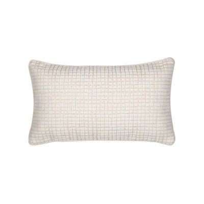 Refined Retreat Geometric Lumbar Indoor / Outdoor Pillow Cover & Insert