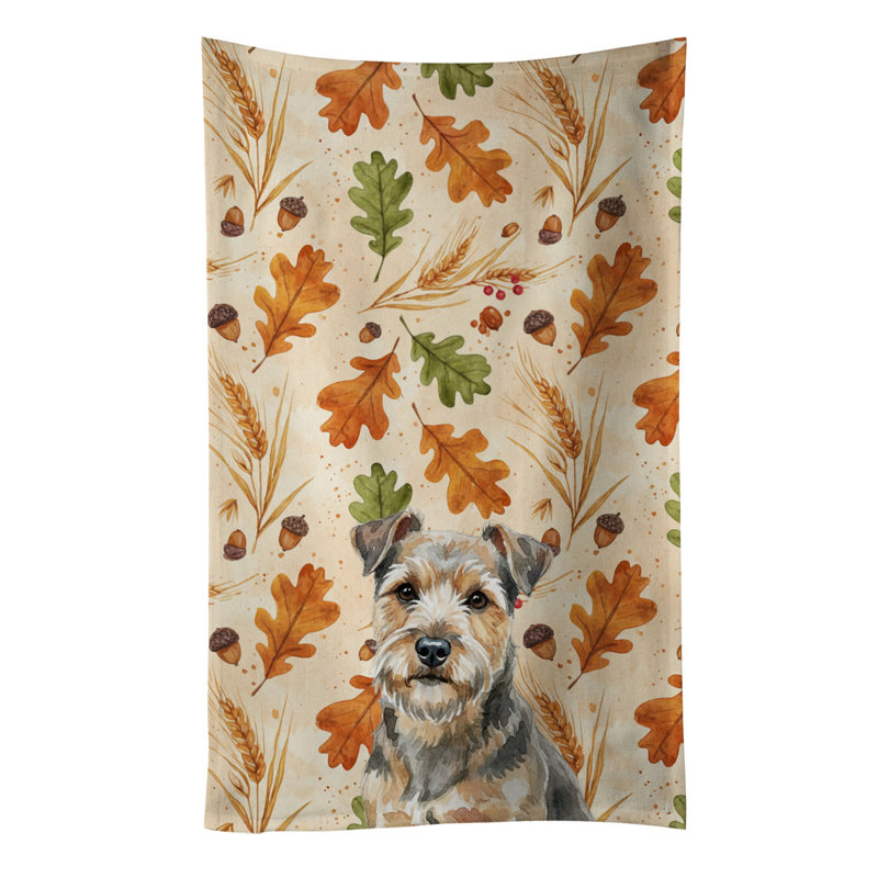 Serviette de cuisine Grifall and Tan Norfolk Terrier, Norfolk terrier gris et brun