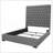 Copper Grey Tufted Upholstered Queen Panel Bed