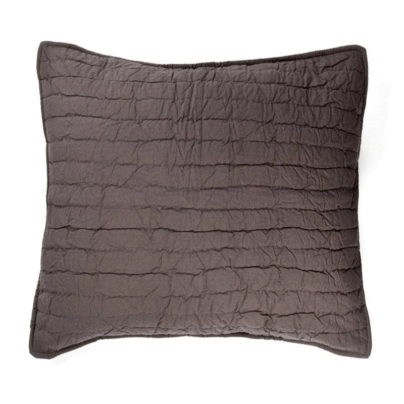 Coussin en coton Freeport, Gris, 20 po x 20 po