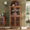 Armoire arquée 78,4 "avec lumières DEL