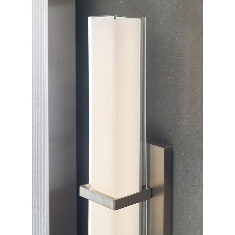 Milan 1 - Light LED Bath Bar, Satin Nickel