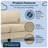Serta Palisades 73" Track Arm Sofa, Easy Care Fabric, Soft Pillow Back, Pocket Coil Seat Cushions-21687450