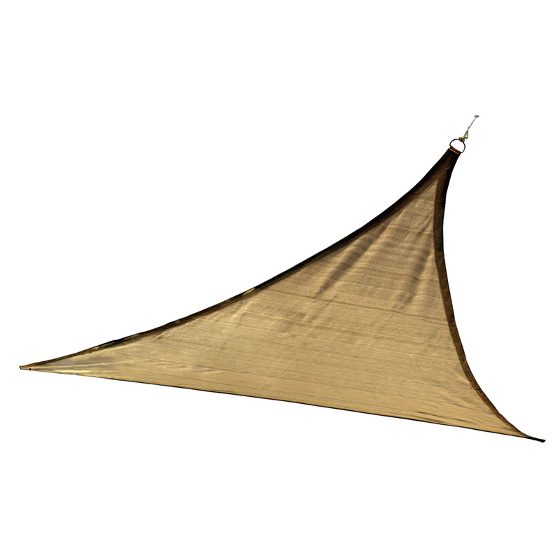 12' Triangle Shade Sail, Sand, 12ft. x 12ft.
