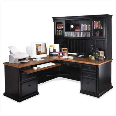 Southampton Onyx L-Shaped Computer Desk