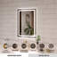 Miroir de salle de bain mural à DEL rectangulaire sans cadre l 20 po x H 30 po Currin-2030595413