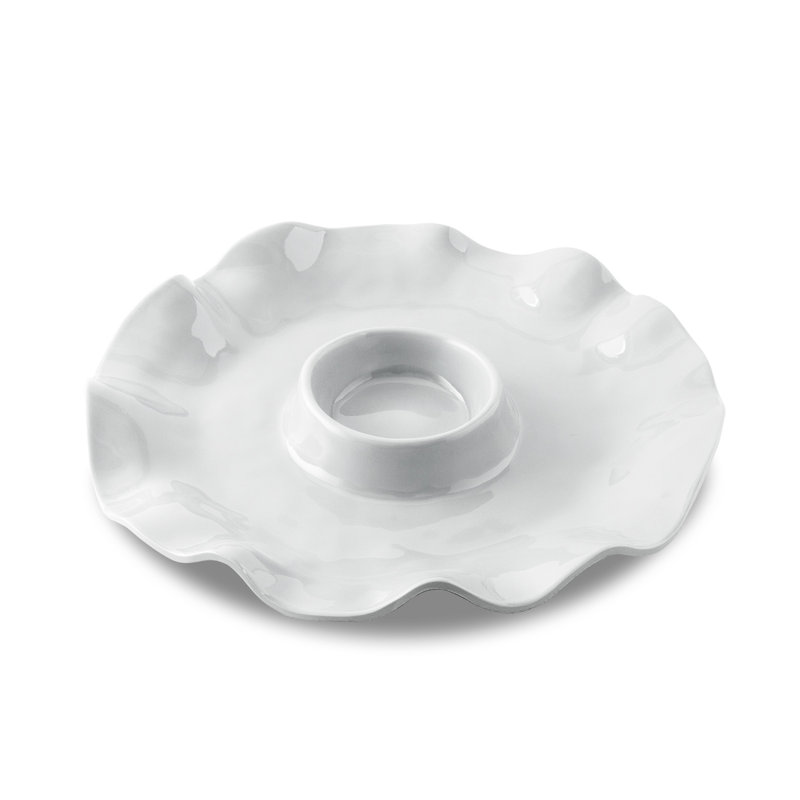 Vida Melamine Chips And Dip Platter