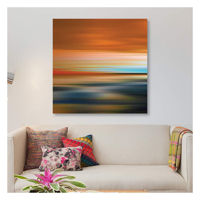 «Blured Landscape I», impression sur toile, H 37 po x l 37 po x P 1,5 po, Toile tendue