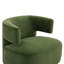 Fauteuil demi-tonneau pivotant rembourré Bascom-1547012087