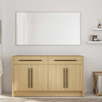 Base de meuble-lavabo double 60 po 60 po