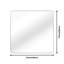 Miroir de salle de bain 30 po X avec cadre en aluminium argenté, verre HD de 4 mm sans flou et - rouille, livré avec outils de montage