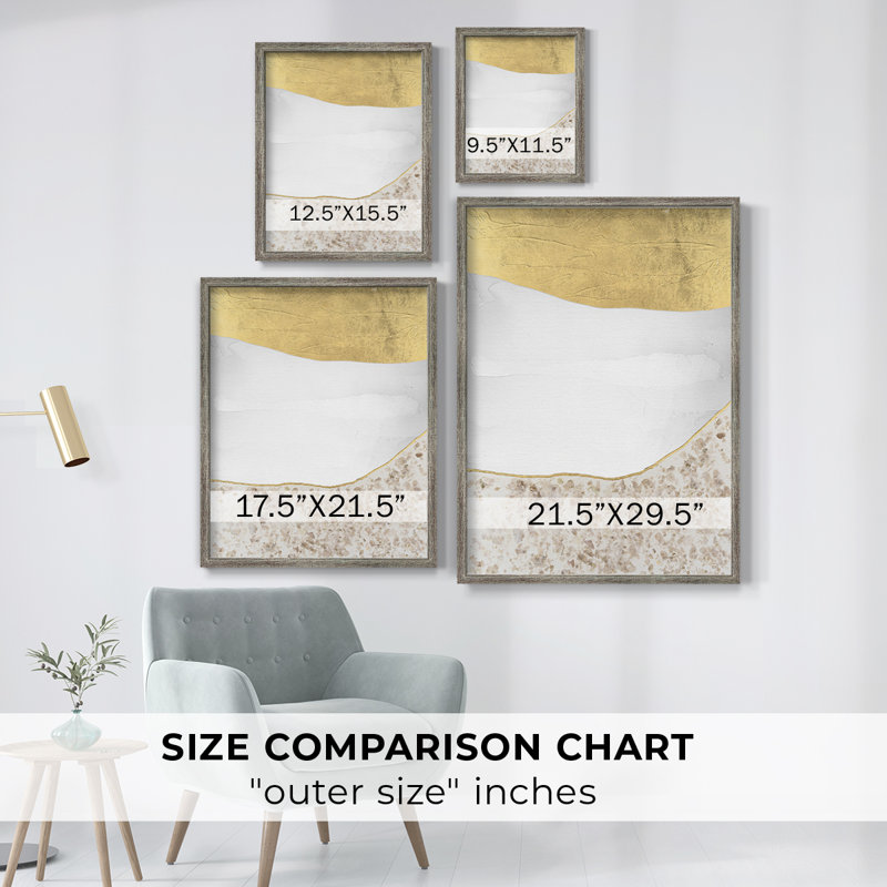 Whitestone II Framed Print - Solid Wood, 11" H x 9" W