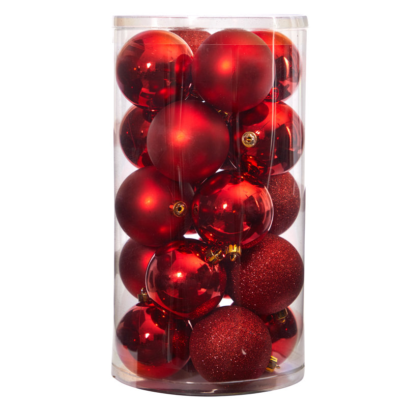 Ornement boule incassable, Rouge