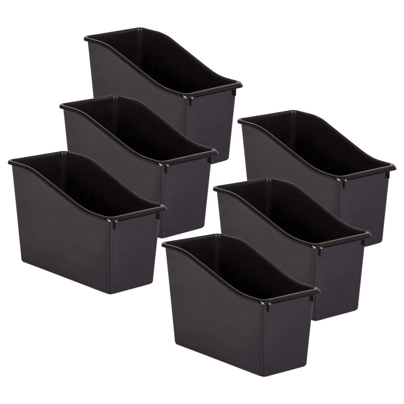 Rebrilliant Plastic Decorative Bin, Black