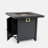 28-inch Iron Square Propane Fire Pit Table