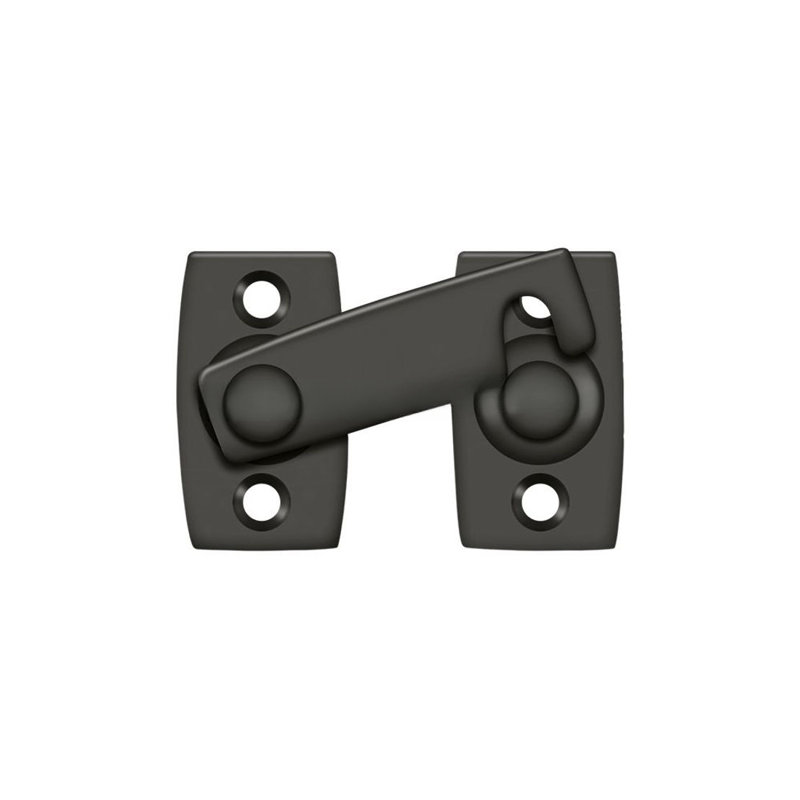 Deltana SB3178U26 Shutter Bar/Door Latch 7/8"; Bright Chrome Finish, Oil Rubbed Bronze