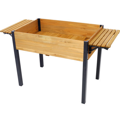 Jardinière surélevée en métal - Créez un espace extérieur pour cultiver des herbes aromatiques, des légumes et des fleurs fraîches sur votre terrasse, balcon ou patio. Faites pousser des fruits florissants.