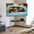 Adjustable 360-Degree Spin TV Stand with Open Shelves, Suitable for 43-70 Inch TVs, Durable and Multi-Functional-1957399771