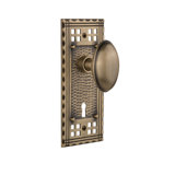 Craftsman Plate with Decorative Keyhole and Homestead Door Knob