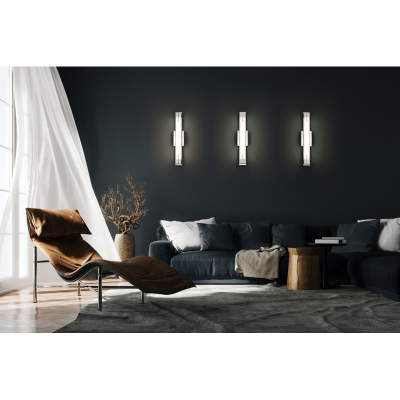Braxten 1 Light Vanity, Chrome