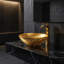 Orovia Luxury Round Crystal Vessel Sink