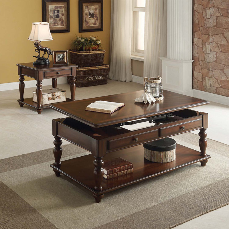 Farrel End Table, Walnut Finish