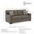 Dionnah Upholstered 75'' Sofa-87749368