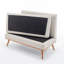 Causeuse en bois massif Kishonna-565551632