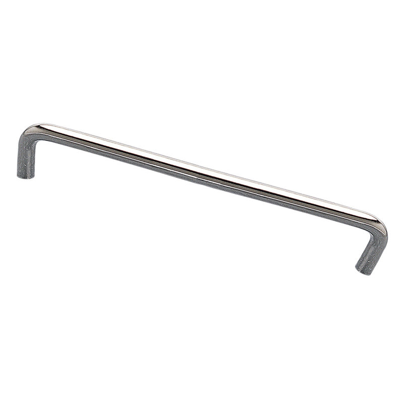 Poignée barre 7 9/16" center to center contemporaine, Chrome