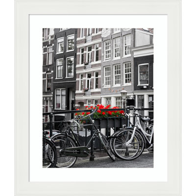 Chester Hill White Picture Frame with Mat