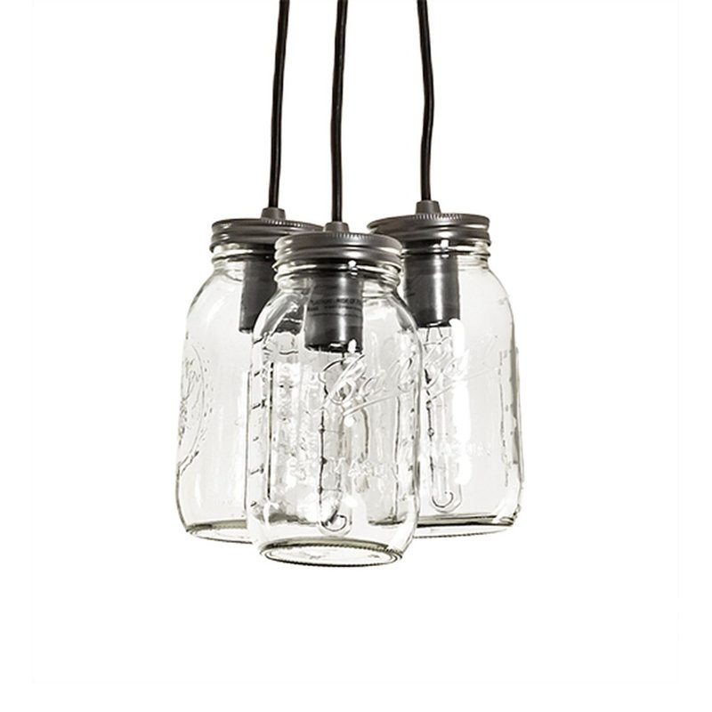Mason Jar 3 - Light Pendant