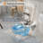 One-piece Floor Mounted Square Smart Toilet With Remote Control And Automatic Cover-106669244
