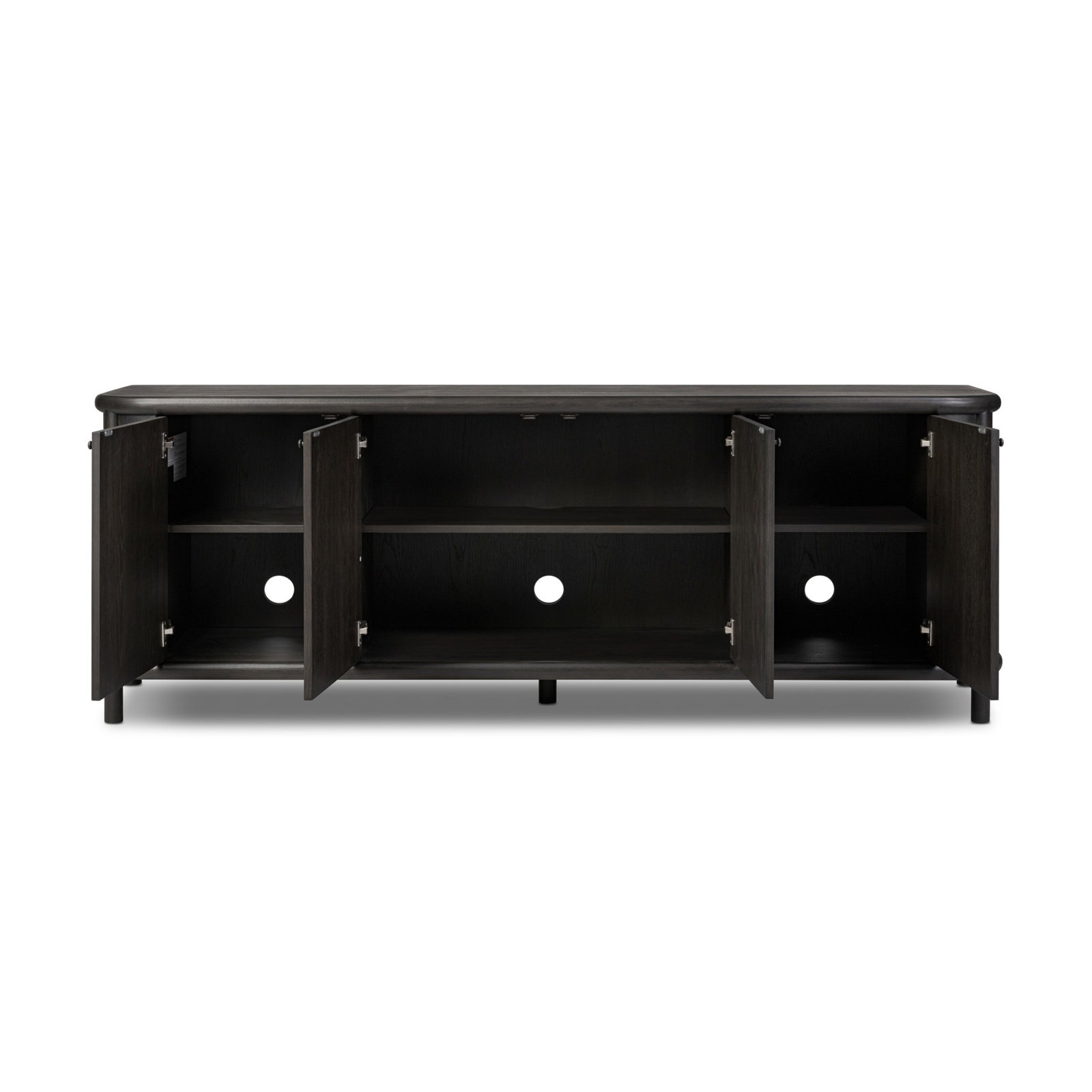 Rex 85.75'' Sideboard, Smoked Black Solid