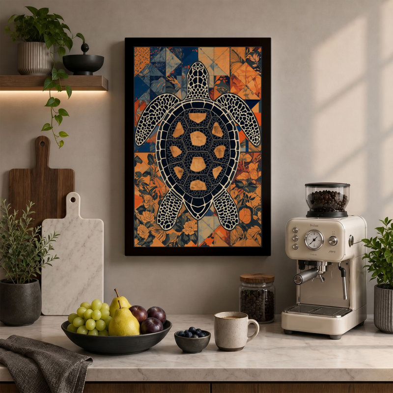Print, 18x12 - 45.7 x 30.5 cm, Teal Border
